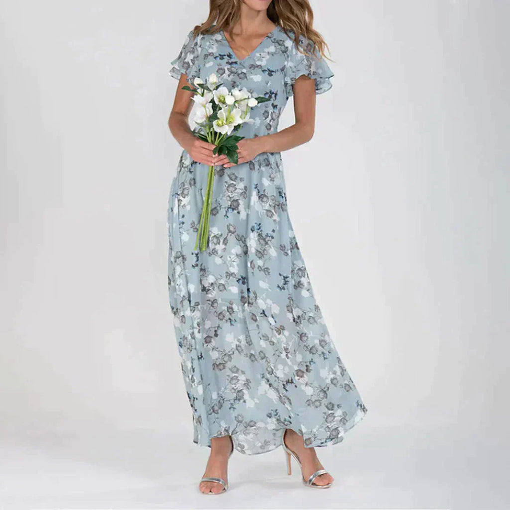 GR | Elegante Blumen Kleid für Festliche Anlässe