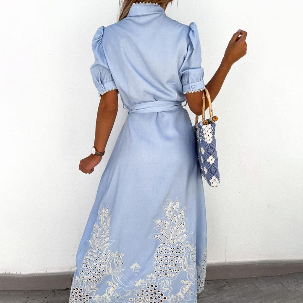 GR - Elegant embroidered summer dress