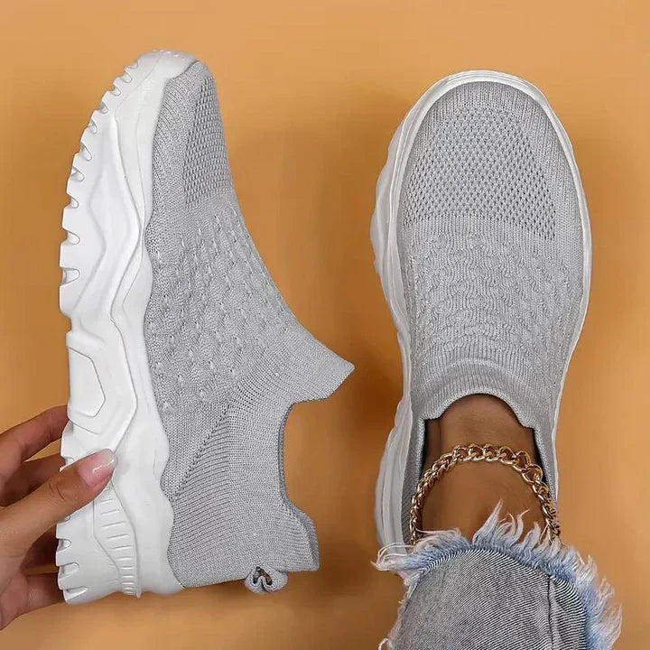 GR | Women's Slip-on Sneakers, Breathable & Orthopedic