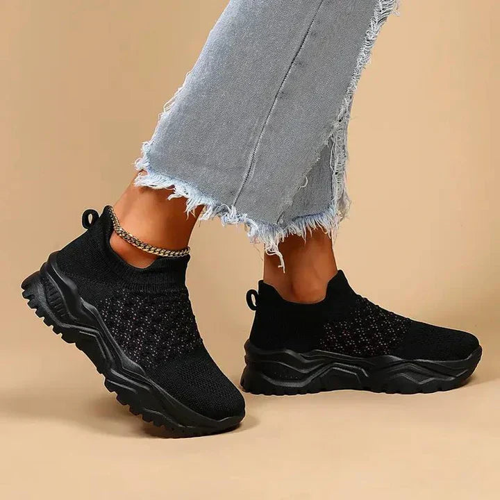 GR | Women's Slip-on Sneakers, Breathable & Orthopedic
