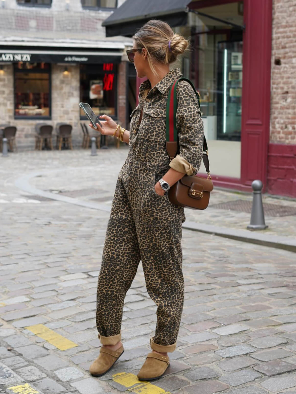 GR | Printed Long Sleeve Jumpsuit