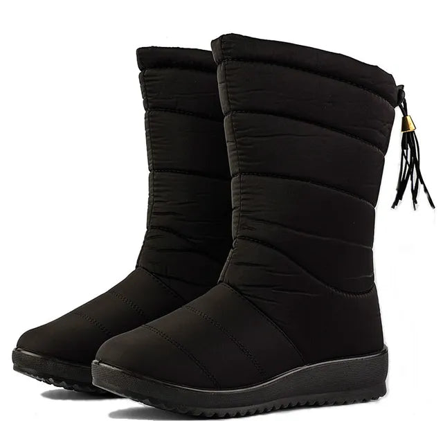 Waterproof mid-calf boots