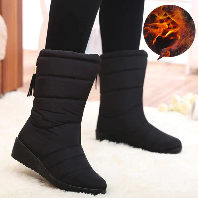 Waterproof mid-height boots