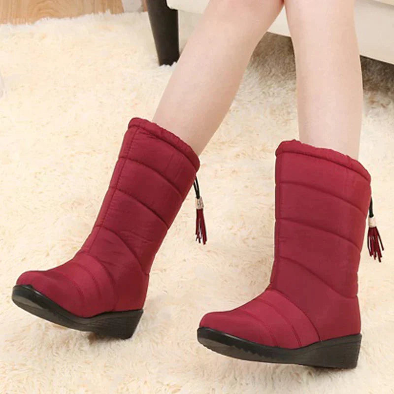 Waterproof mid-height boots
