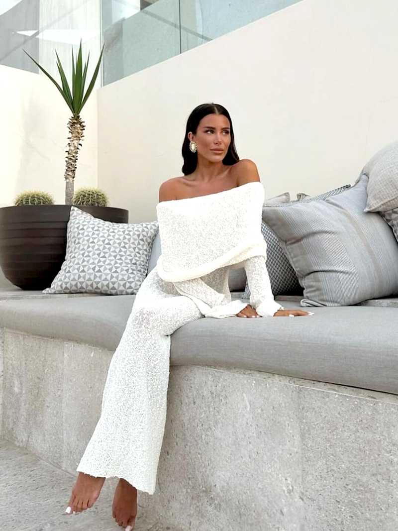 GR | Off-shoulder maxi dress for women