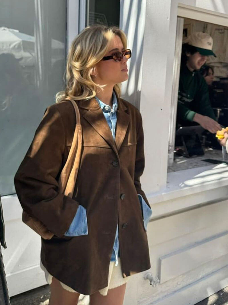 GR | Elegant suede jacket