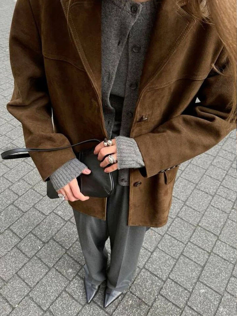 GR | Elegant suede jacket