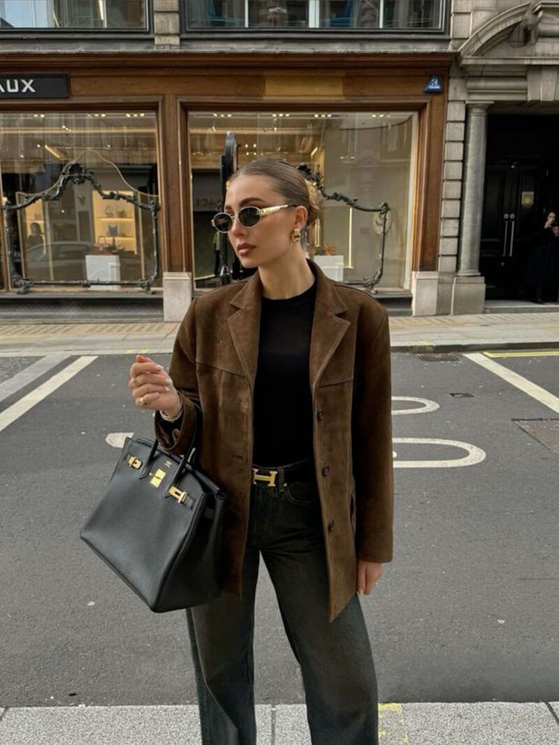 GR | Elegant suede jacket