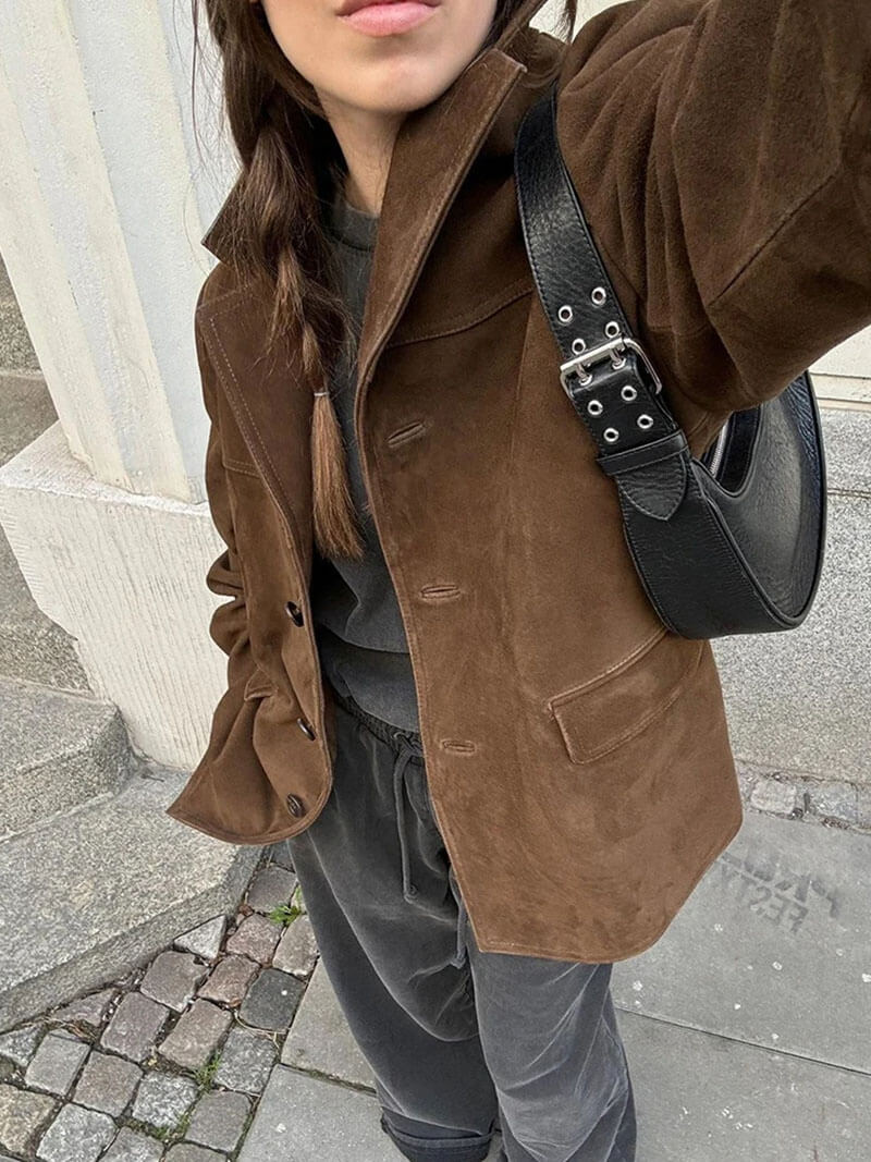 GR | Elegant suede jacket