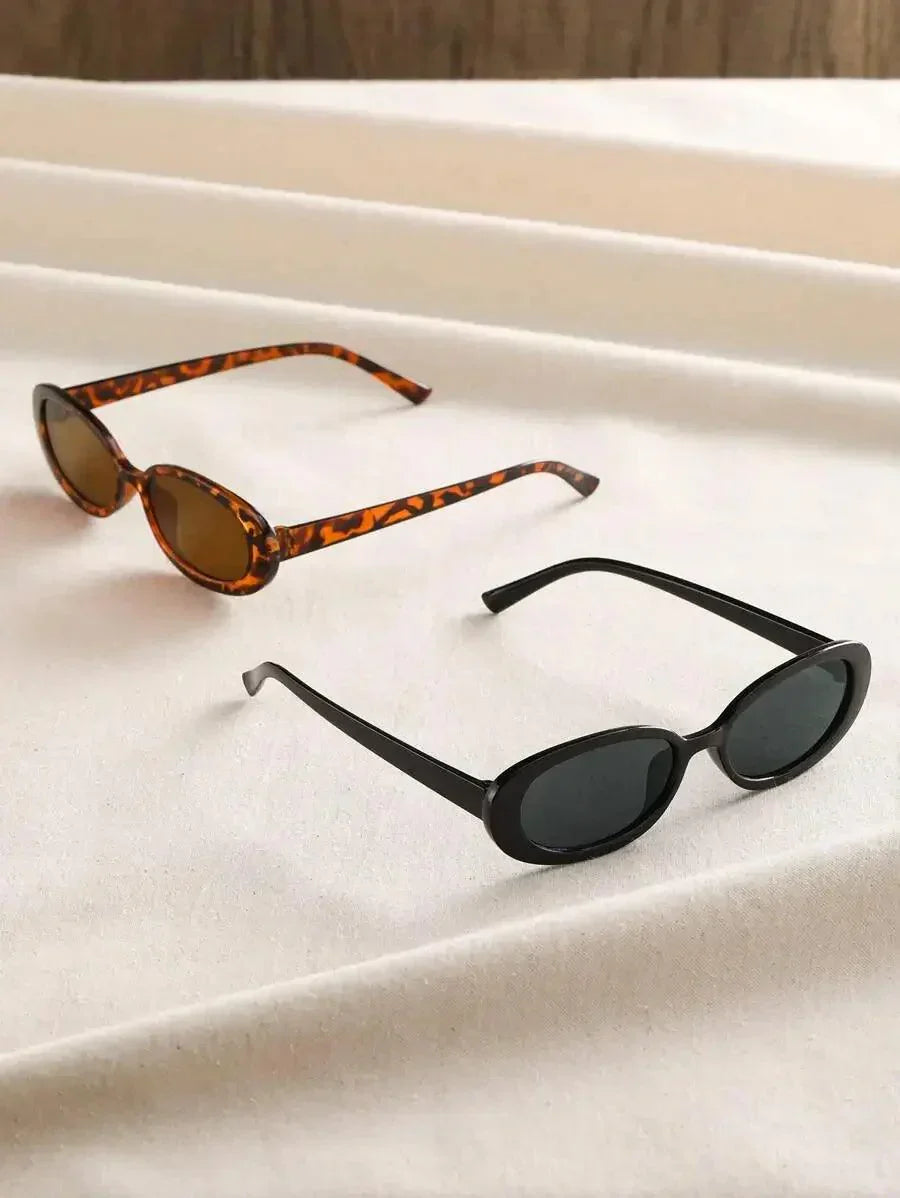 GR | Oval sunglasses in 90s style with vintage charm