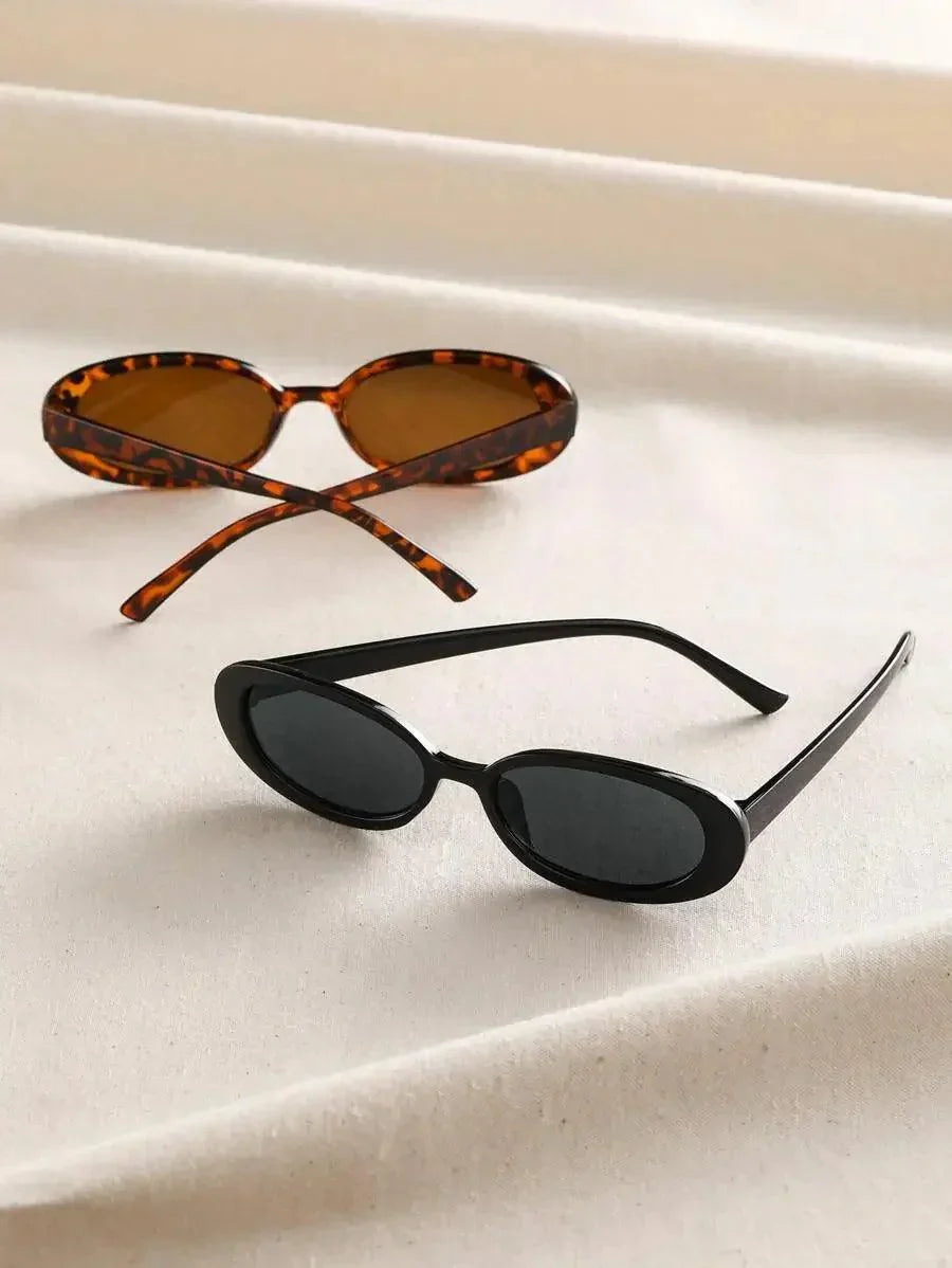 GR | Oval sunglasses in 90s style with vintage charm
