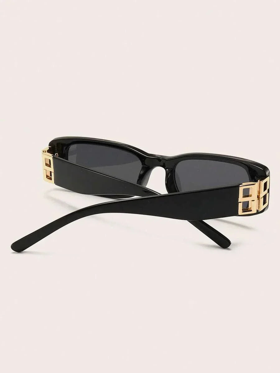 GR  - Schwarze Sonnenbrille Damen | Vintage Retro Sunglasses