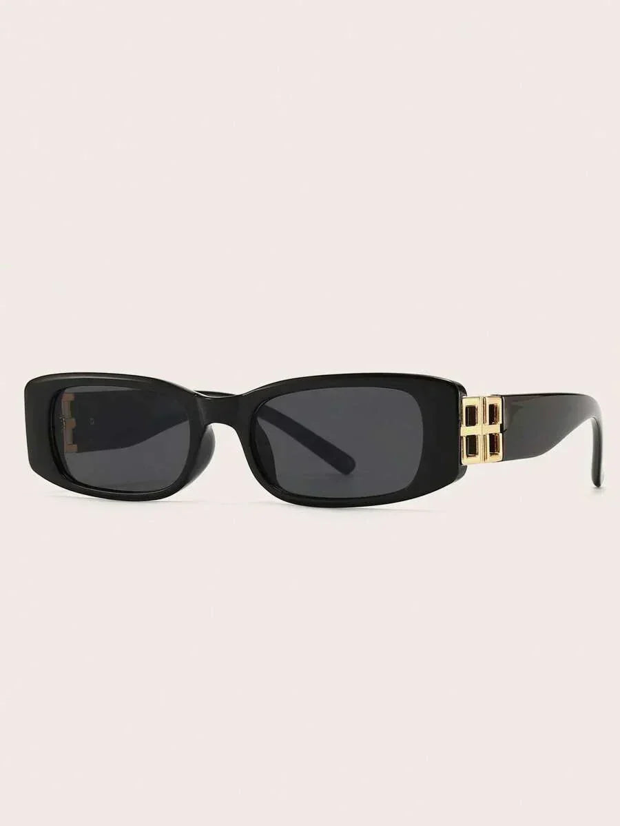 GR  - Schwarze Sonnenbrille Damen | Vintage Retro Sunglasses
