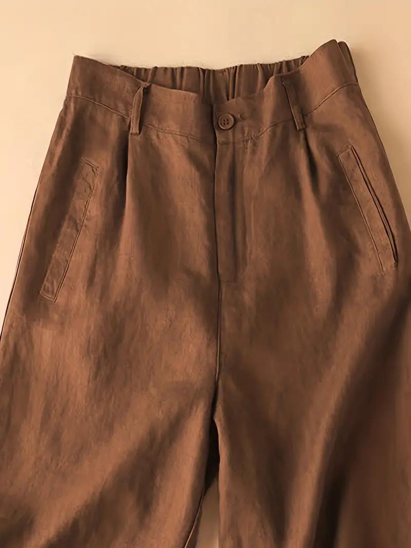 GR | Summer shorts, elastic waist, loose fit, high-waisted shorts, women's clothing