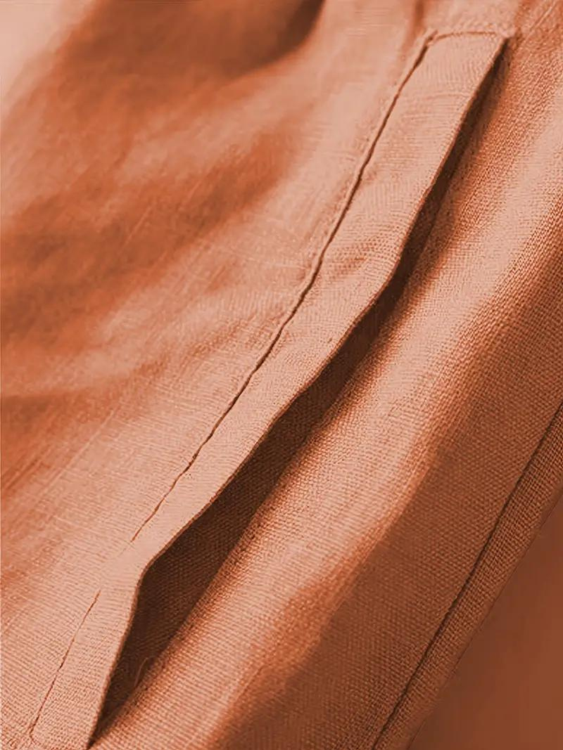 GR | Summer shorts, elastic waist, loose fit, high-waisted shorts, women's clothing