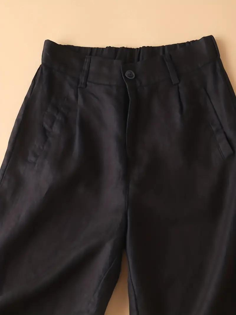 GR | Summer shorts, elastic waist, loose fit, high-waisted shorts, women's clothing