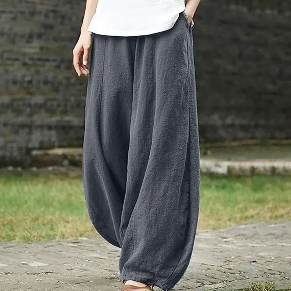 Lavelle™ - Cotton-Linen Trousers