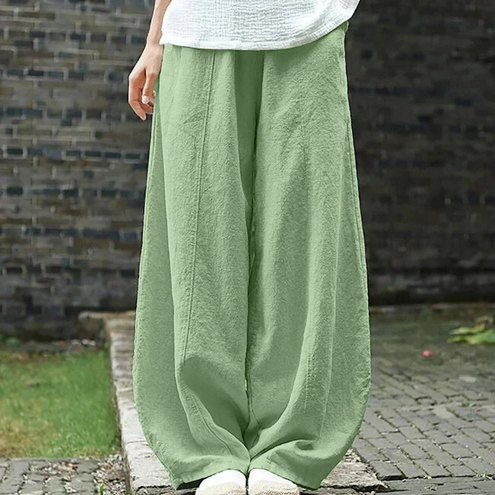 Lavelle™ - Cotton-Linen Trousers