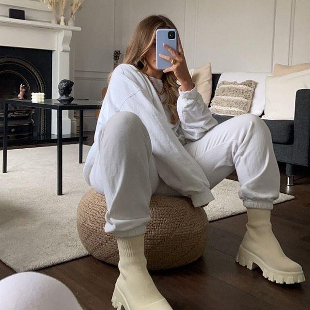 GR | Chunky Platform Sock Boots Women's Boots
