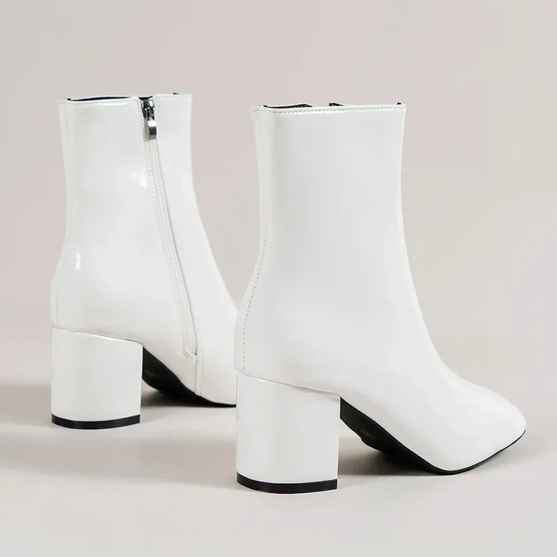 GR | Salomé Stylish Ankle Boots with Block Heel