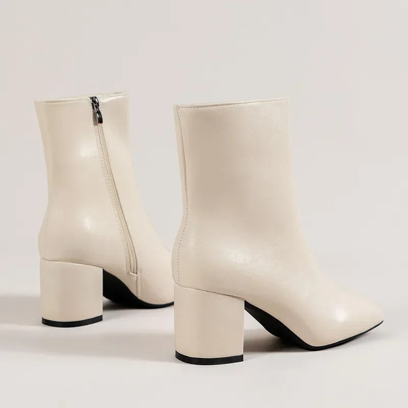 GR | Salomé Stylish Ankle Boots with Block Heel