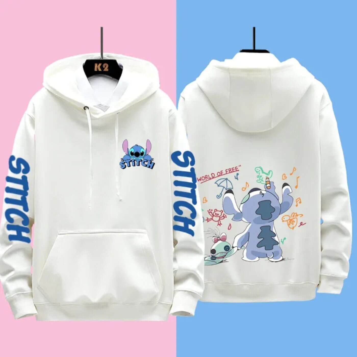 GR | Comfortable Disney Stitch Hoodie