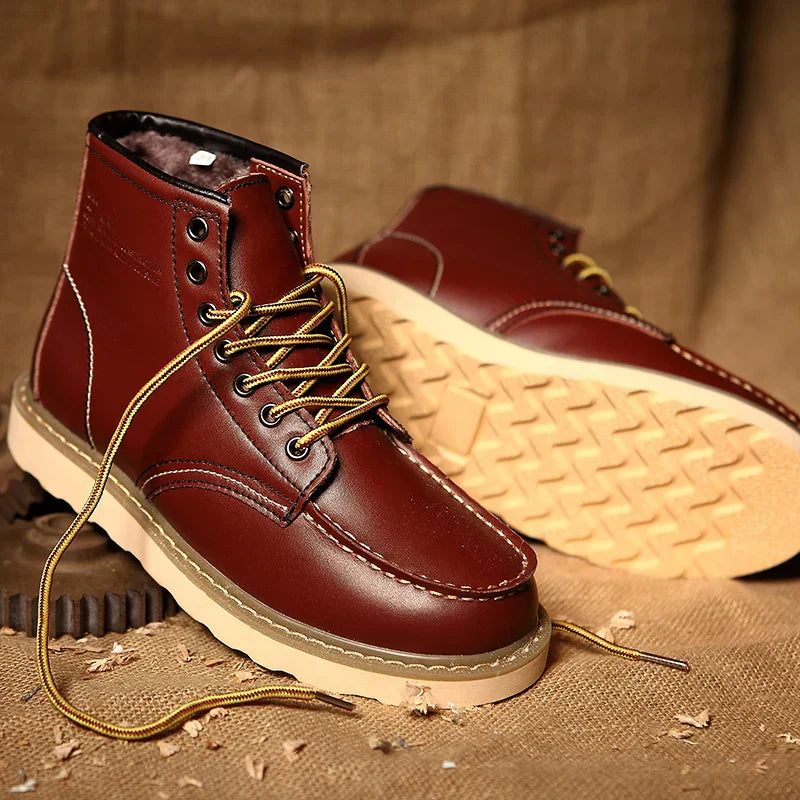 GR | Comfortable, non-slip, laced ankle boots