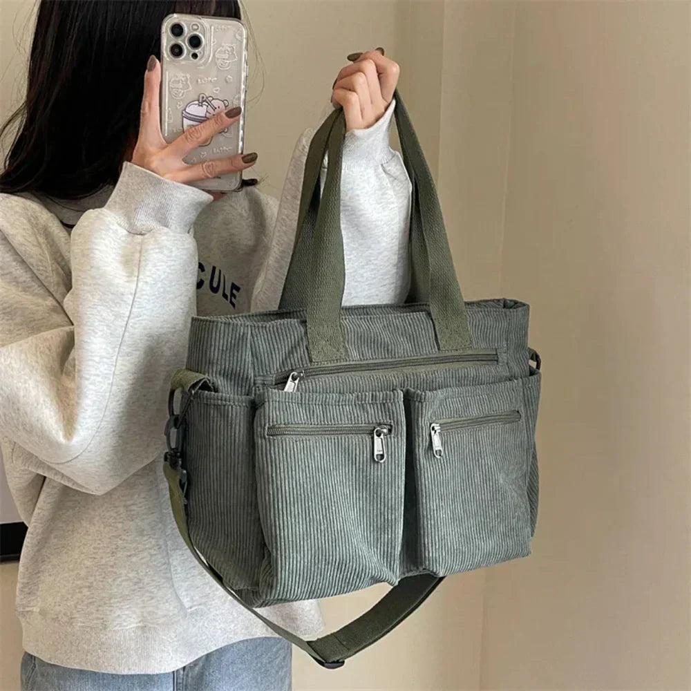 GR | Corduroy Tote Bag