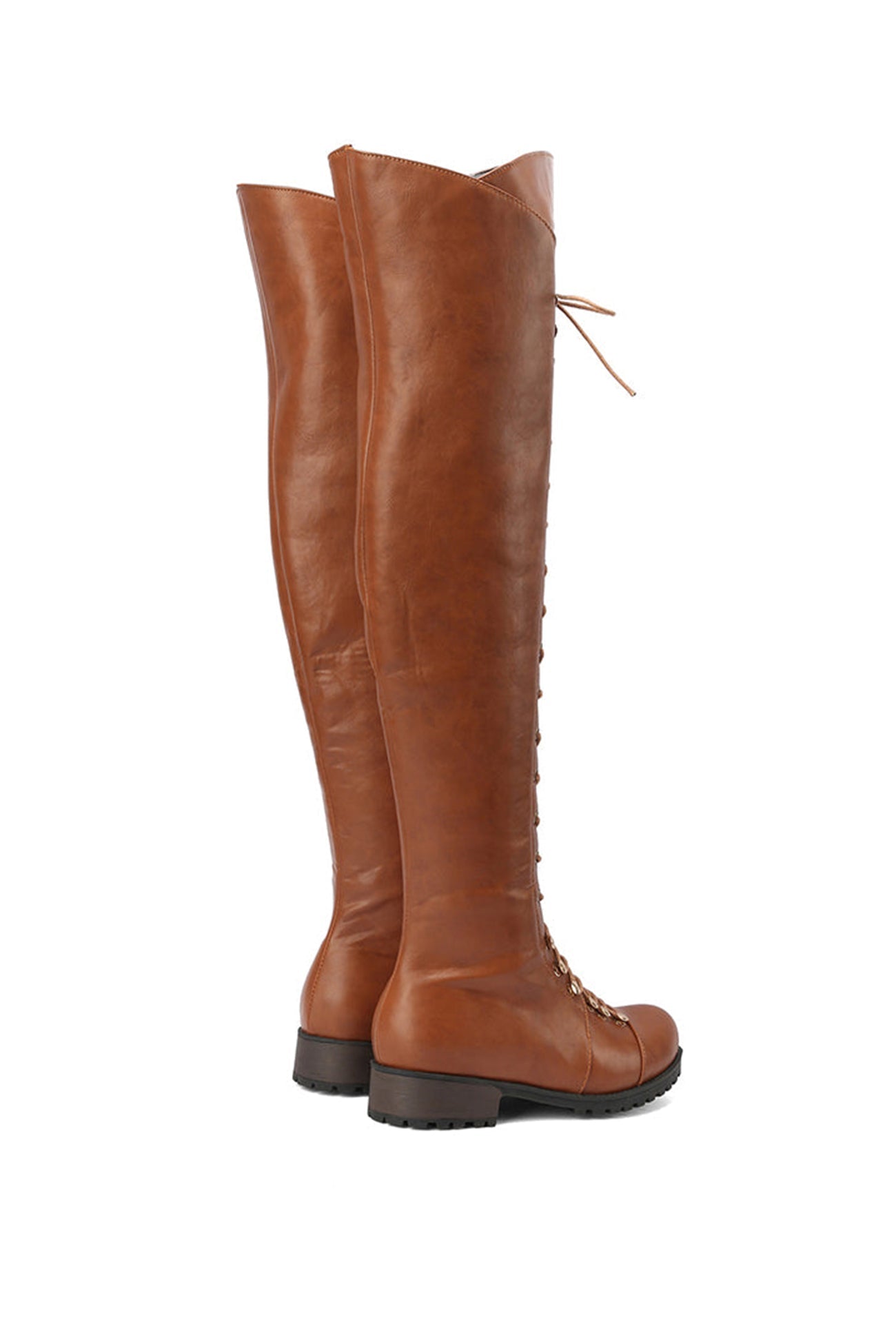 GR | Over-the-knee boots with laces
