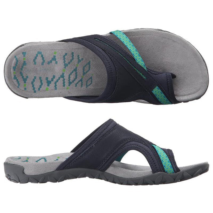 GR | Comfortable orthopedic sandals with suede sole 