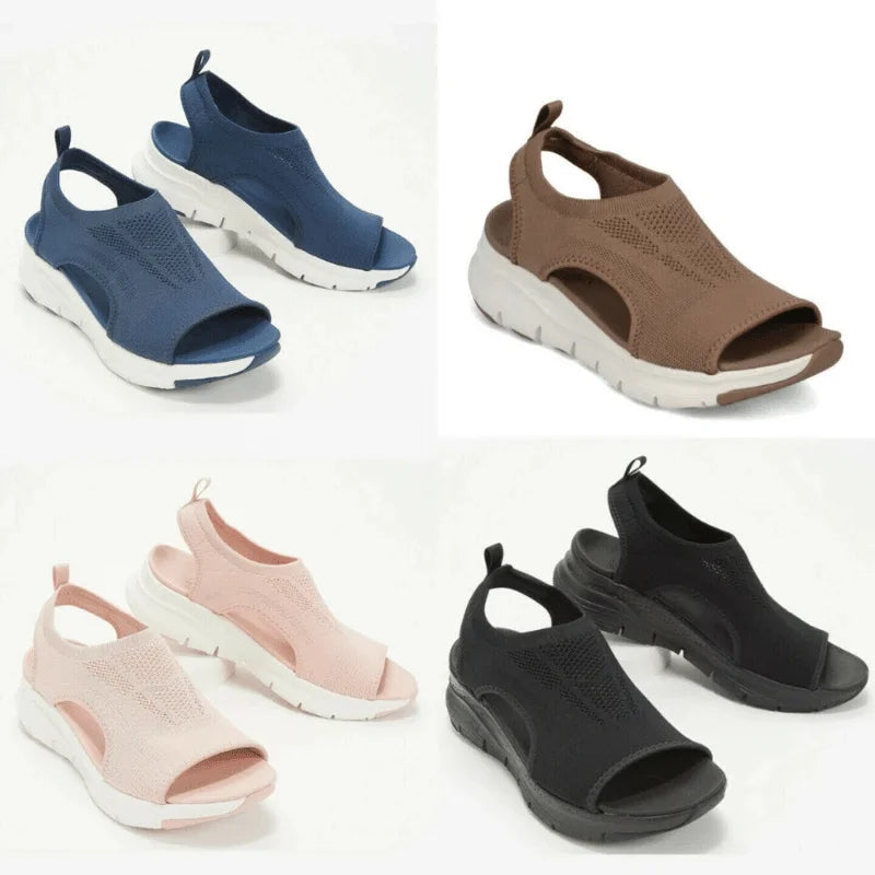 GR - Summer sports sandals with orthopedic sole and washable slingback
