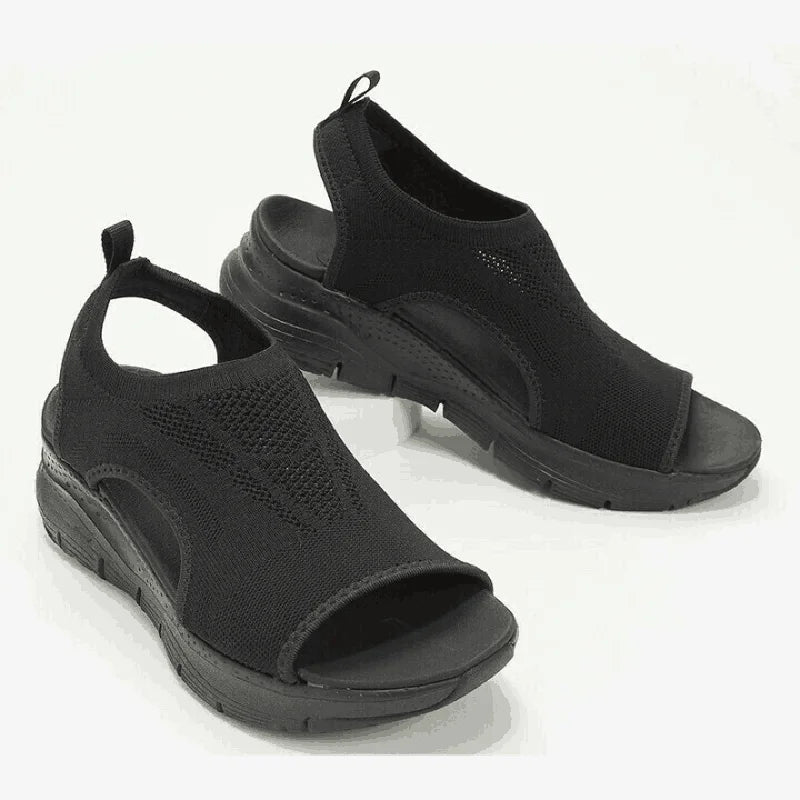 GR - Summer sports sandals with orthopedic sole and washable slingback