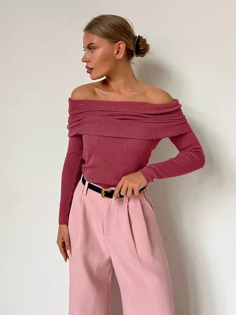 GR - Off Shoulder Pullover