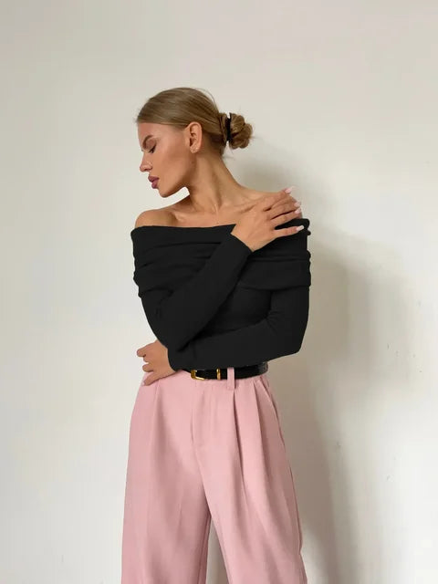 GR - Off Shoulder Pullover