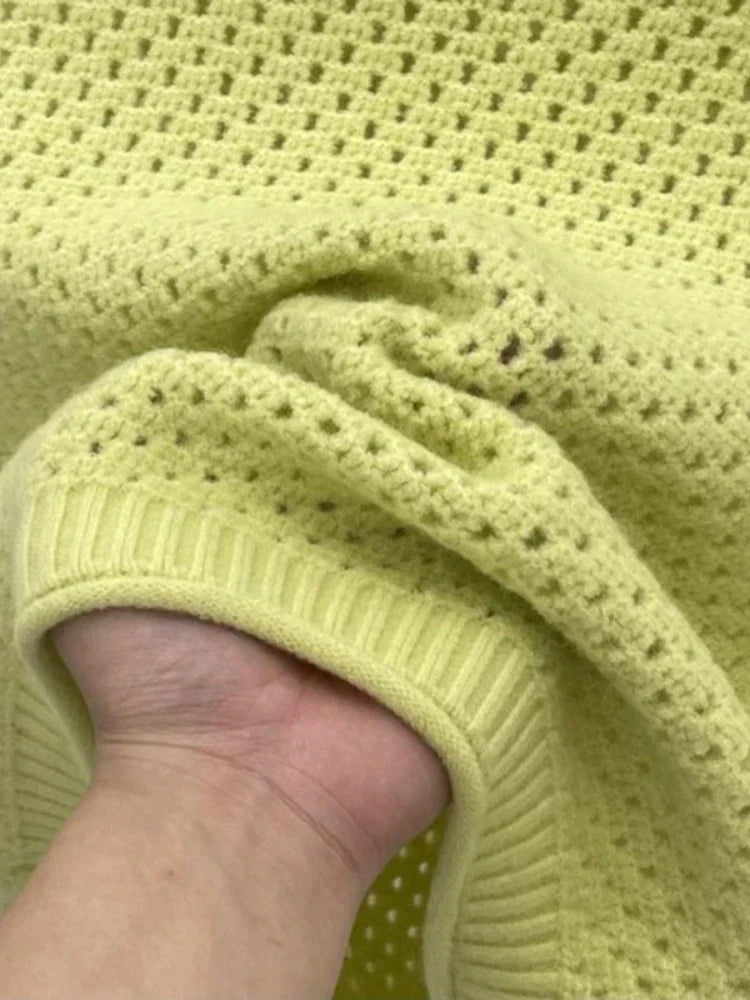 GR | Ärmelloser Strickpullover für Damen