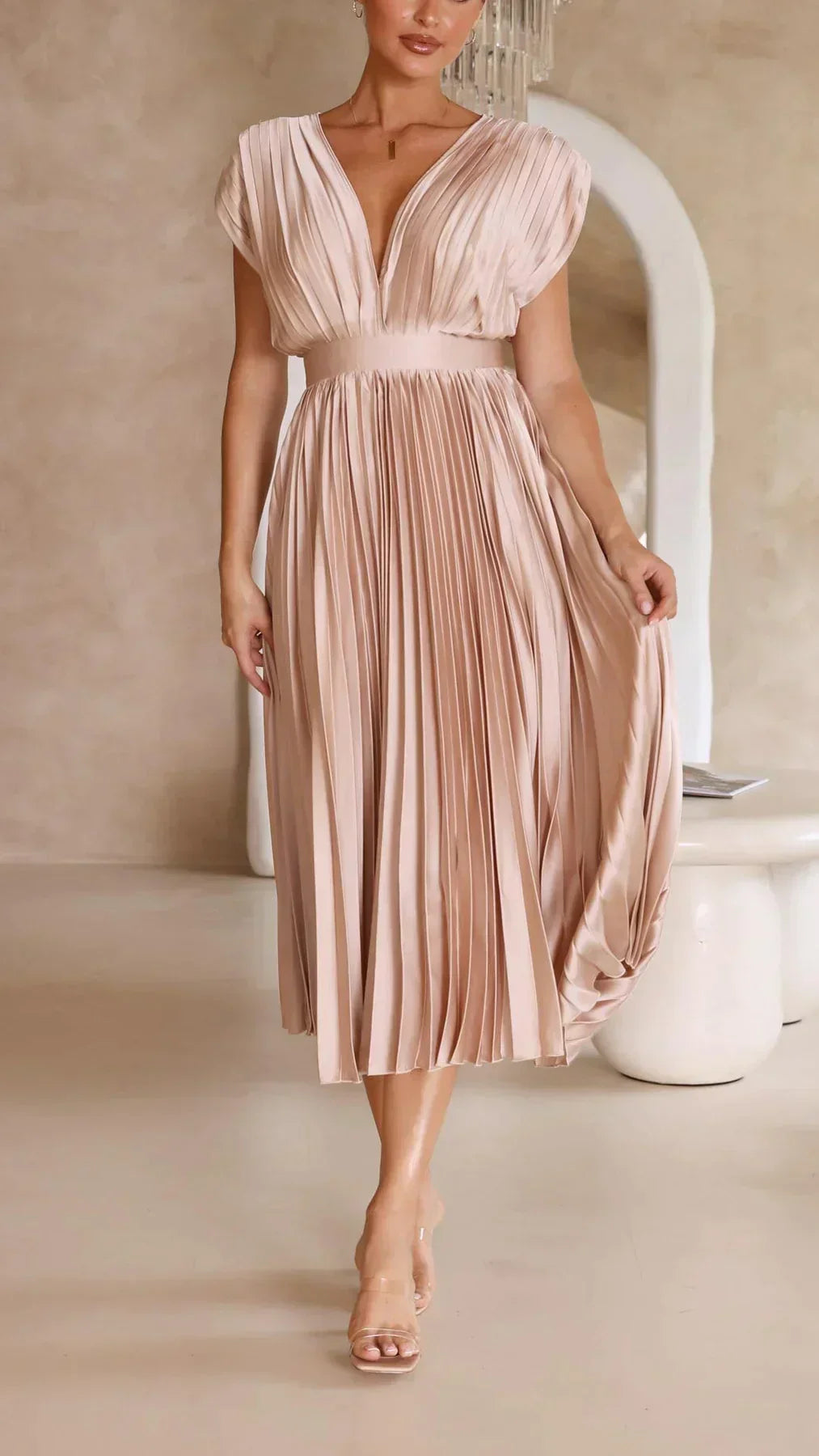 GR | Elegant Sexy Pleated Dress