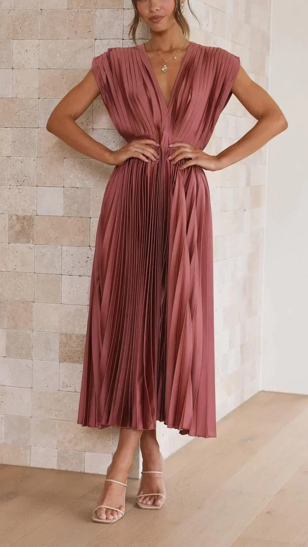GR | Elegant Sexy Pleated Dress