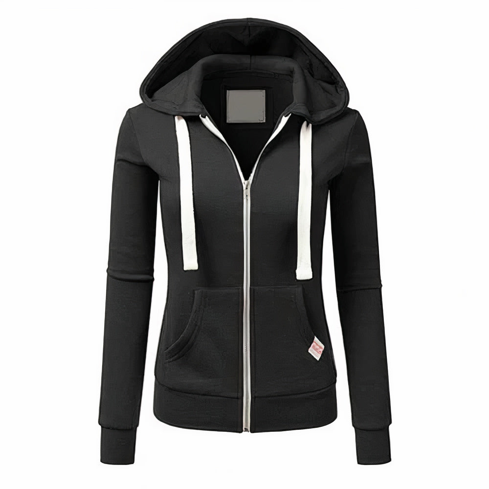 GR | Woll Hoodie Mit Reißverschluss Und Kapuze