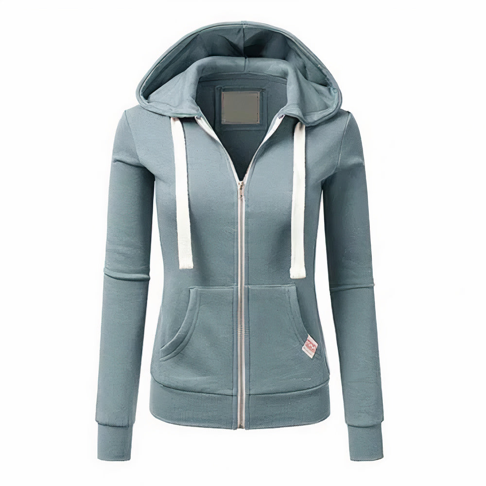 GR | Woll Hoodie Mit Reißverschluss Und Kapuze