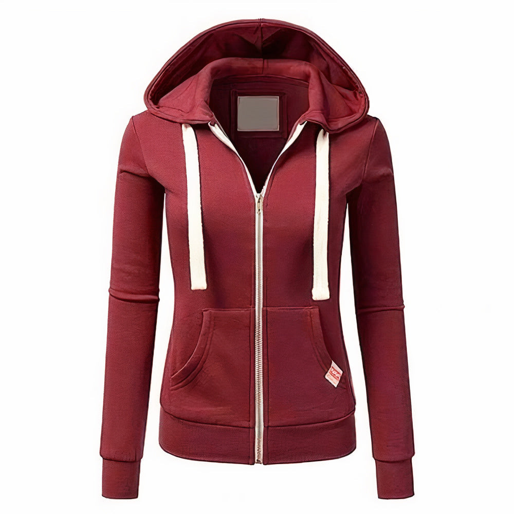 GR | Woll Hoodie Mit Reißverschluss Und Kapuze