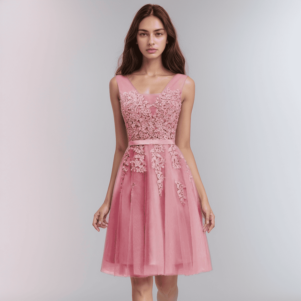 GR | Spitzenapplikation Kleid Für Die Hochzeit