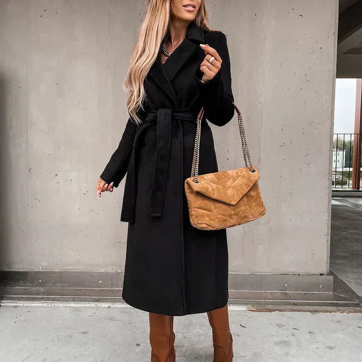 GR - Women's Wool Blend Trench Coat