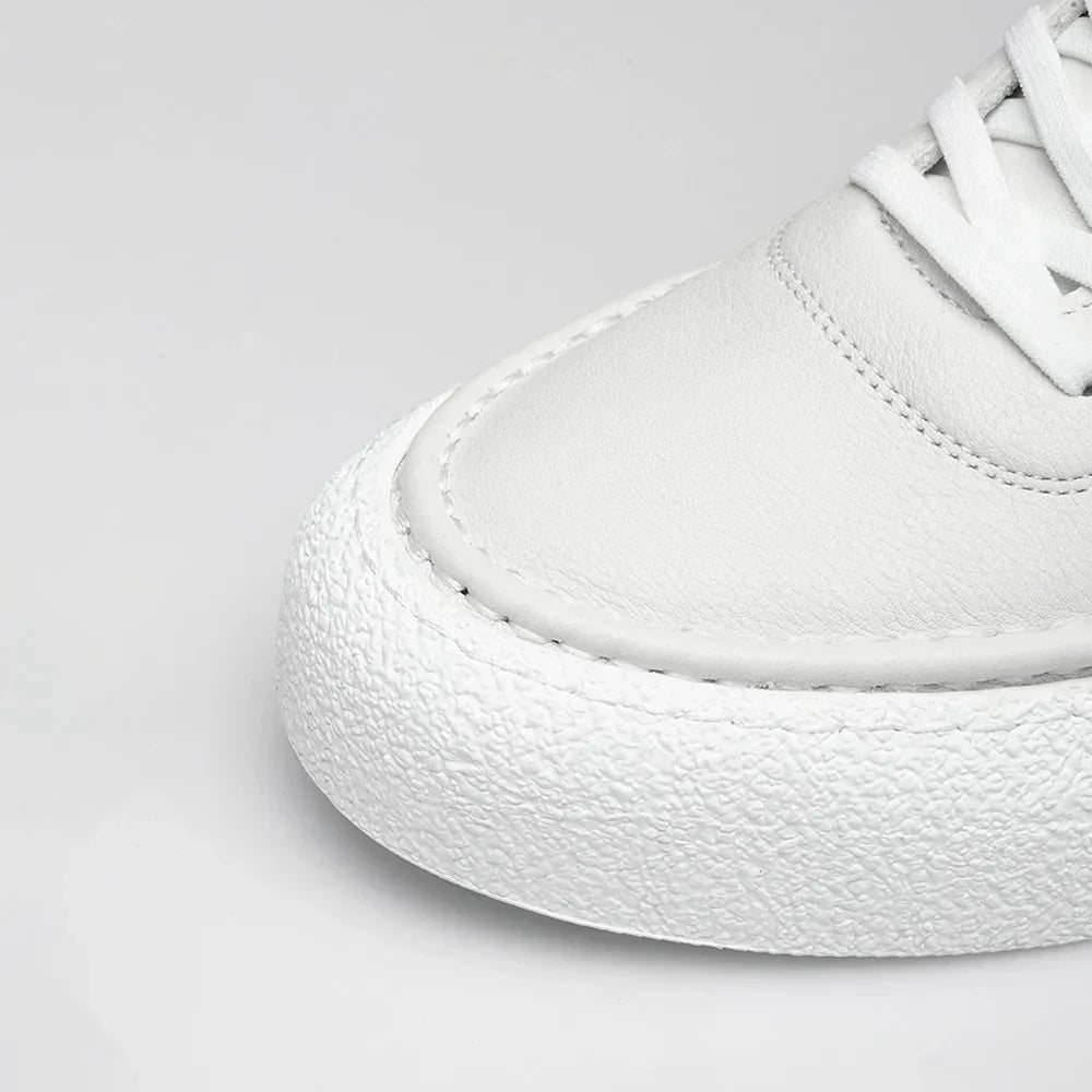 GR | Premium Leather Sneakers with White Sole