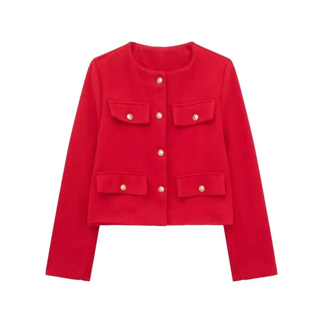 Fashionable cropped jacket