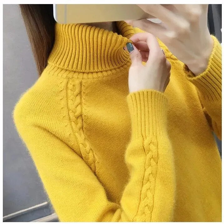 GR – Eleganter Rollkragenpullover für Damen