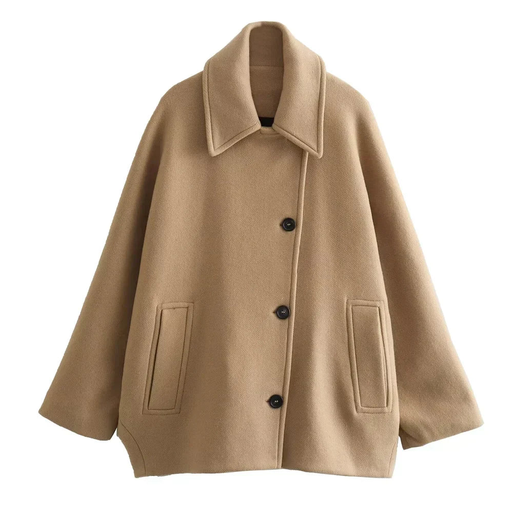 GR - Cape sleeves winter coat