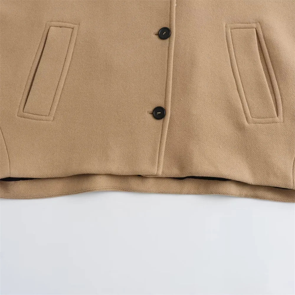 GR - Cape sleeves winter coat