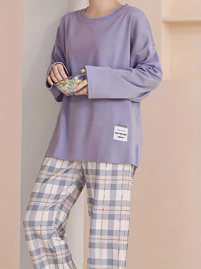 GR | Women's pajama set in fashionable colors