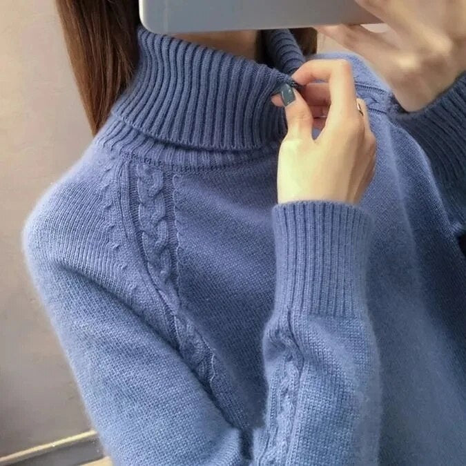 GR – Eleganter Rollkragenpullover für Damen