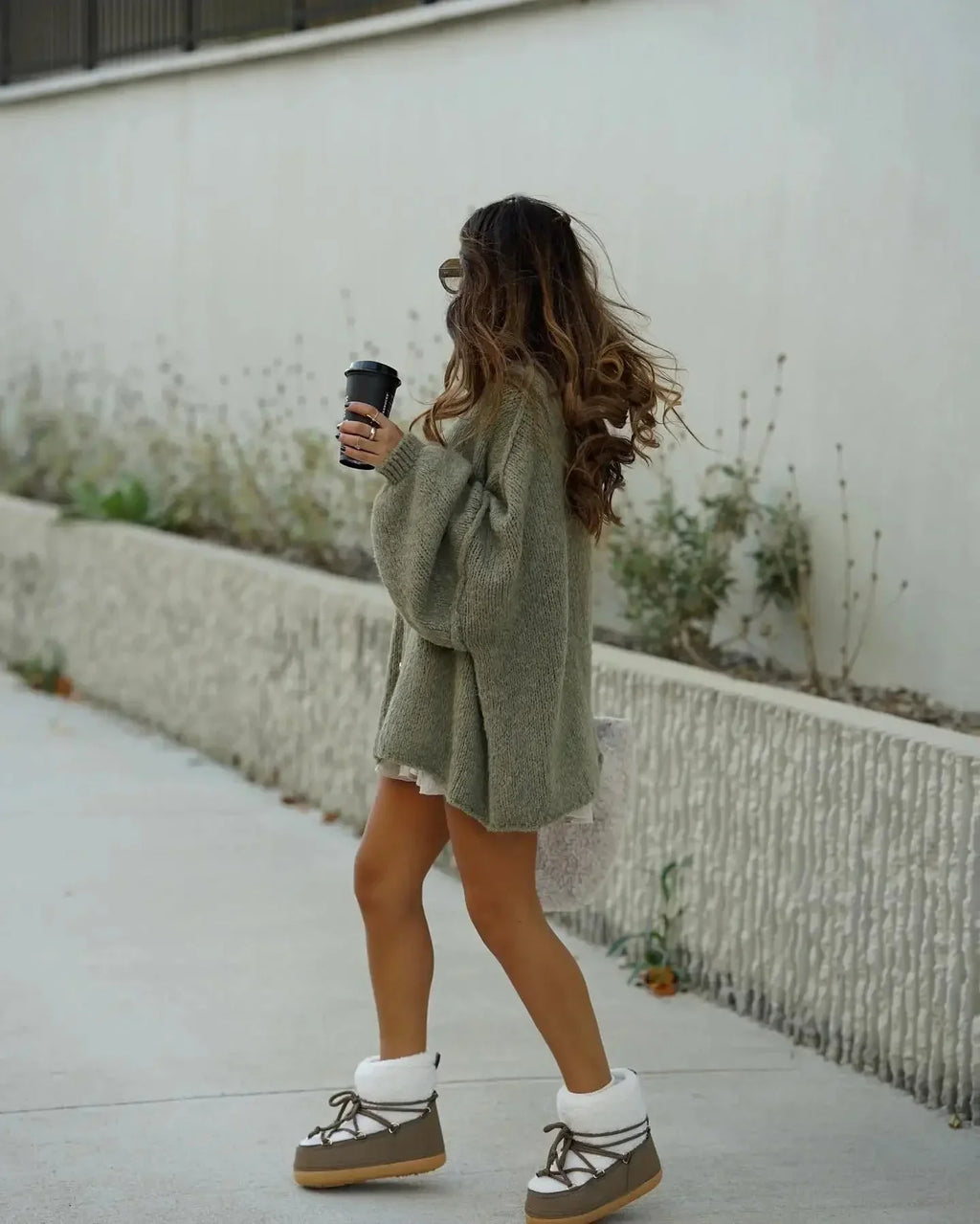 GR | Oversized Cardigan Warm, loose-fitting, chunky knit women's jacket
